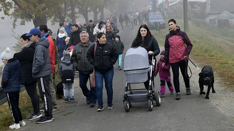 Výlov Podhradského rybníka v Plumlově, 28.10. 2021