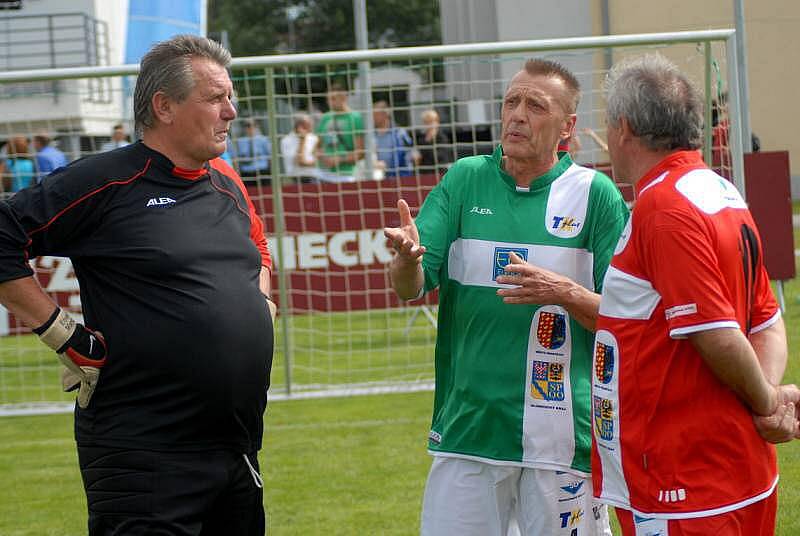 Jan Berger (uprostřed) s Ladislavem Vízkem (vpravo) a Zdeňkem Hruškou