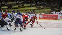 2. kolo WSM Ligy, LHK Jestřábi Prostějov - HC Stadion Litoměřice 1:4 (1:0, 0:1, 0:3). Tomáš Divíšek (Prostějov)