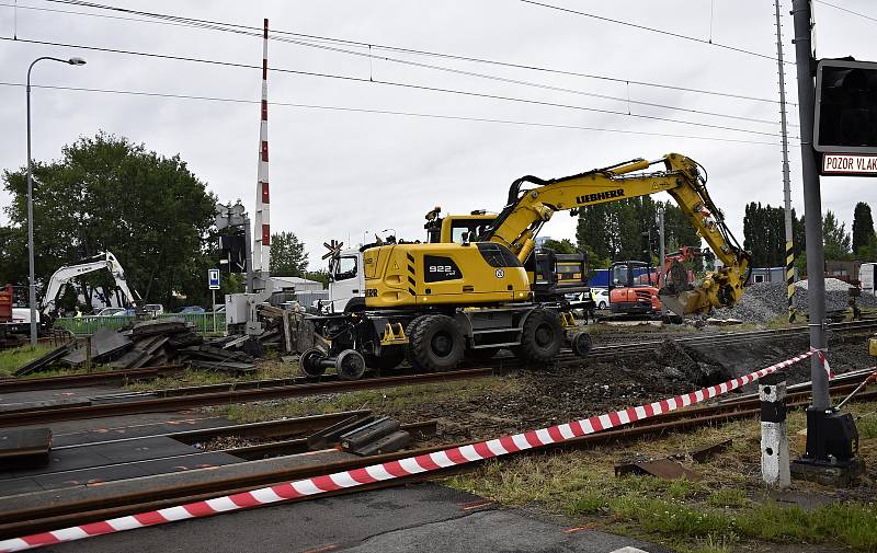 Rekonstrukce železničního přejezdu ve Vrahovické ulici  - 8. 6. 2020