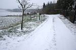 První sníh na Plumlovsku - 3. 12. 2020