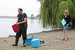 Hygienici měřili kvalitu vodu na plumlovské přehradě v pondělí 29.7. 2019