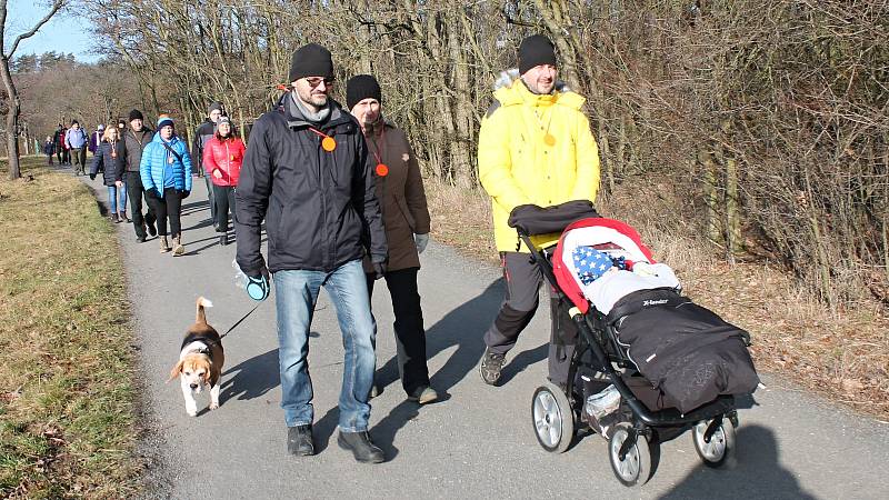 Tradiční novoroční výšlap na Velký Kosíř, se tentokrát vydařil. 1.1. 2020