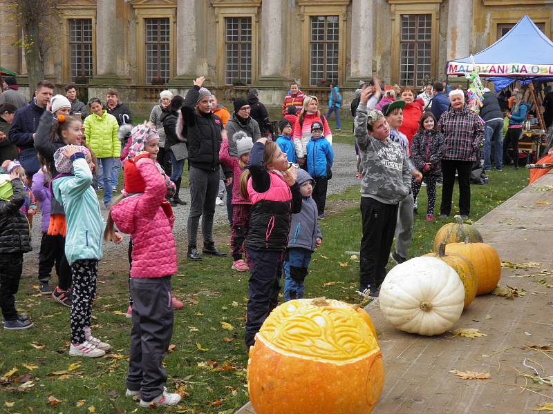 V sobotu se na plumlovském zámku konala tradiční halloweenská akce.