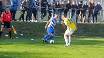 Fotbalisté 1. SK Prostějov porazili doma Vysočinu Jihlava 2:1 (1:1). Jan Koudelka