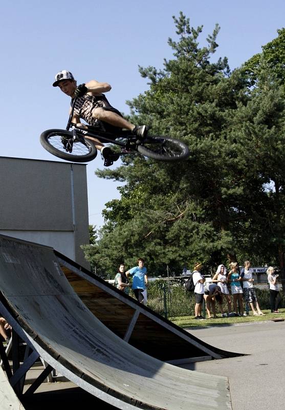 Exhibice v prostějovském skateparku