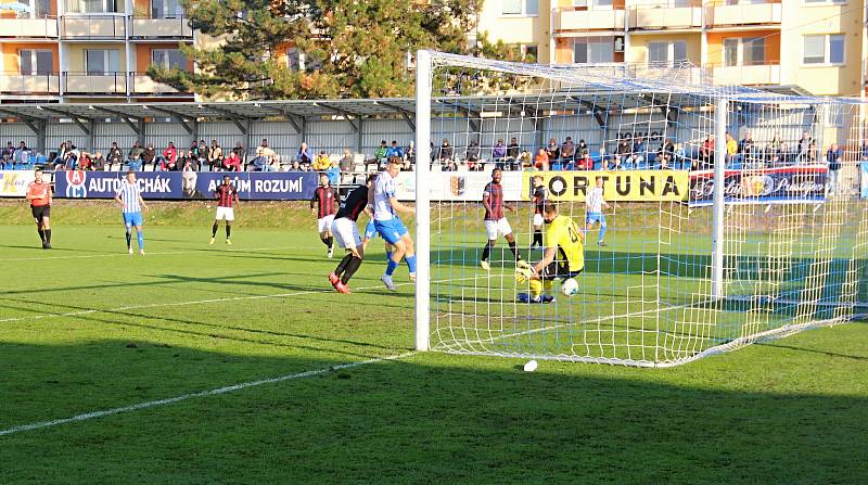 1. SK Prostějov (v modrobílém) vs. Viktoria Žižkov