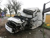 Tragická nehoda mladého řidiče dodávky u Seloutek, 4.8. 2021