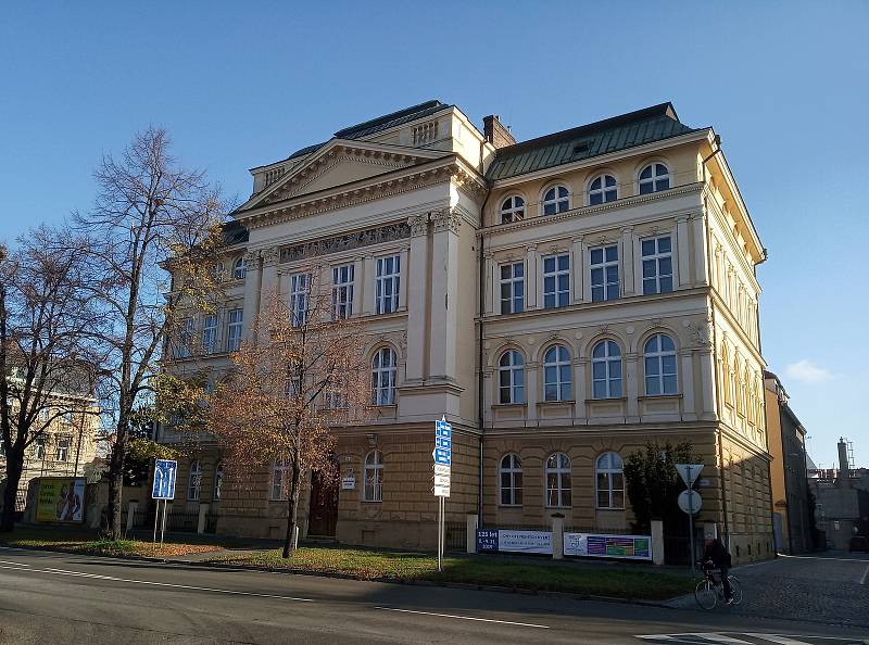 Historická budova Obchodní akademie Prostějov