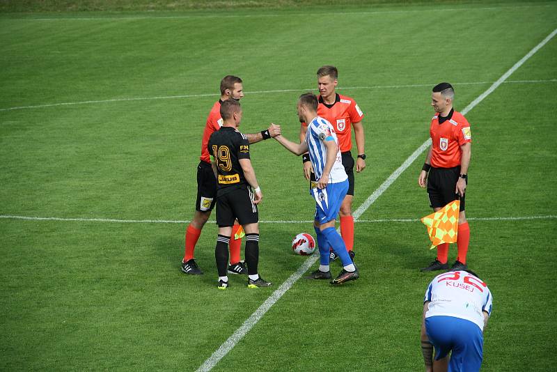 Fotografie ze zápasu 29. kola FNL mezi celky 1. SK Prostějov a FK Varnsdorf