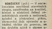 Výstřižek ze Stráže lidu z roku 1966