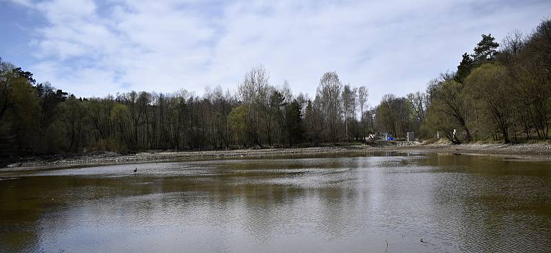 Sedimentační zdrž s mokřadem u vzdutí plumlovské přehrady. 22.4. 2021