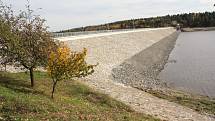 Hráz plumlovské přehrady po rekonstrukci