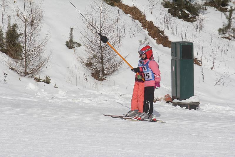 Závod v obřím slalomu Kladecká lyže 2018