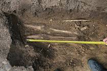 Tisíc let starý hrob nalezl čtyřicetiletý muž při kopání bazénu v Kralicích na Hané.