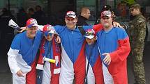 Skupinka Prostějovanů vedená Milanem Přikrylem na šampionátu v Bratislavě