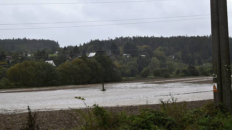 Mezi Ptenským Dvorkem a Stražiskem měla Romže obrovský nadstav. 14.10. 2020