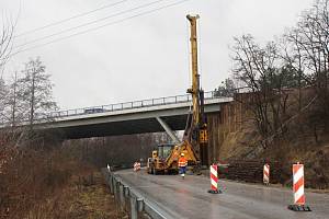 Stavba připojovacích pruhů v Brodku u Prostějova