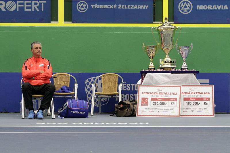 Tenisový tým TK Agrofert Prostějov porazil ve finále extraligy I.ČLTK Praha 6:0.