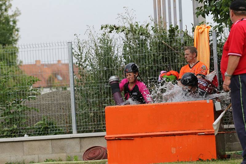 Bílovické závody v požárním útoku v rámci Velké ceny Prostějovska. 13.7. 2019