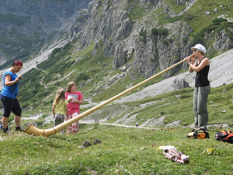 Alpy ve Vorarlbergu.