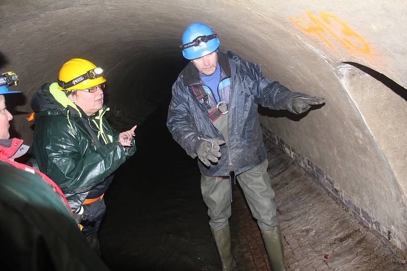 Během Dne vody nechala společnost Moravská vodárenská zpřístupnit část podzemí s Mlýnským náhonem.