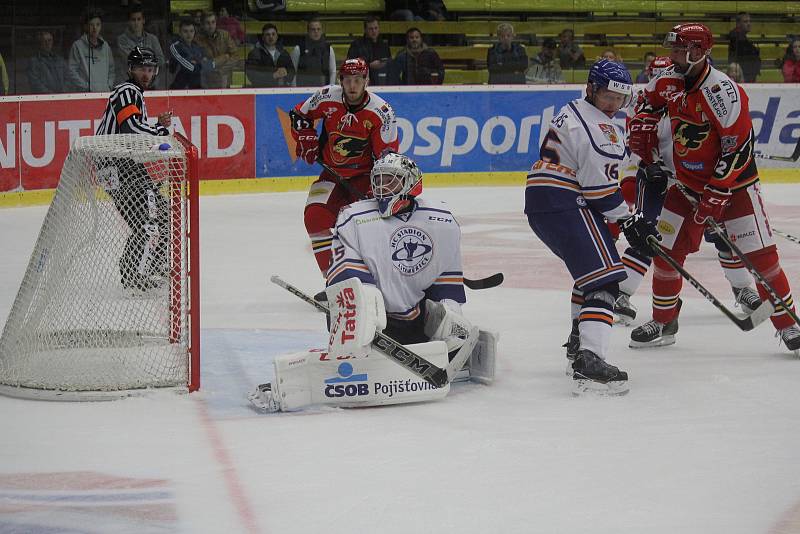 2. kolo WSM Ligy, LHK Jestřábi Prostějov - HC Stadion Litoměřice 1:4 (1:0, 0:1, 0:3)