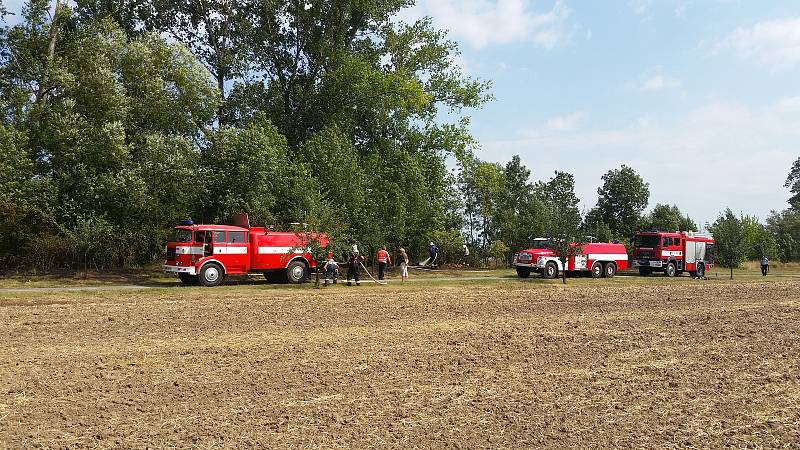 Bleskový zásah hasičů z Vrchoslavic