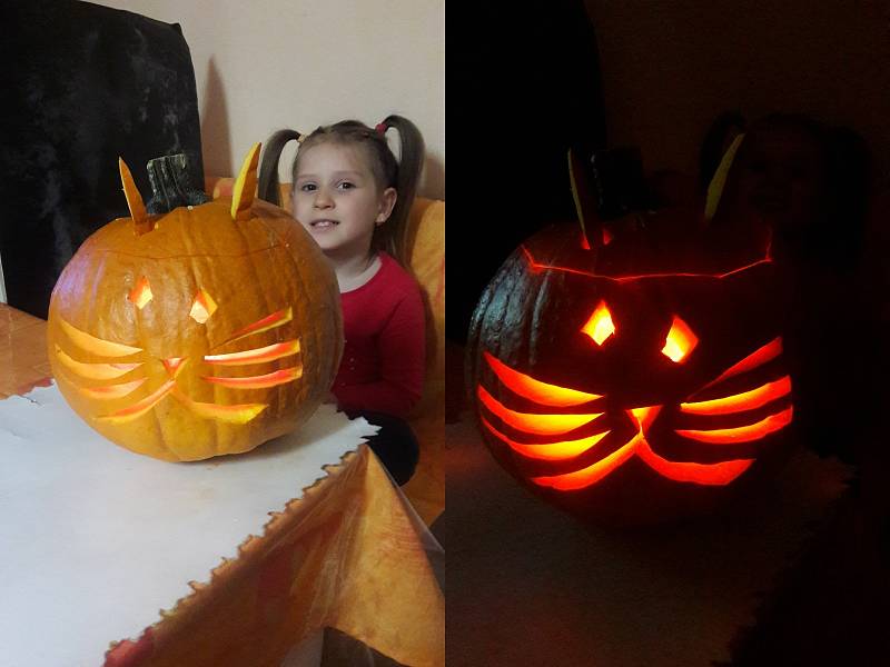 Halloweenské dýně a podzimní výzdoba