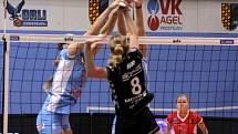 Agelky (ve světle modrém) na Volleyball Cupu 2013