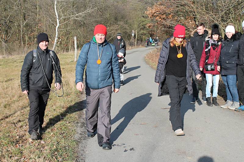 Tradiční novoroční výšlap na Velký Kosíř, se tentokrát vydařil. 1.1. 2020