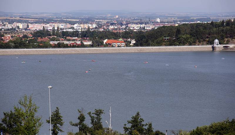 Plumlovská přehrada.