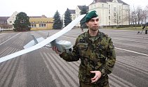 Slavnostní nástup vojáků při příležitosti vzniku praporu bezpilotních systémů Prostějov plus ukázky dronů - 16. ledna 2020 v Prostějově