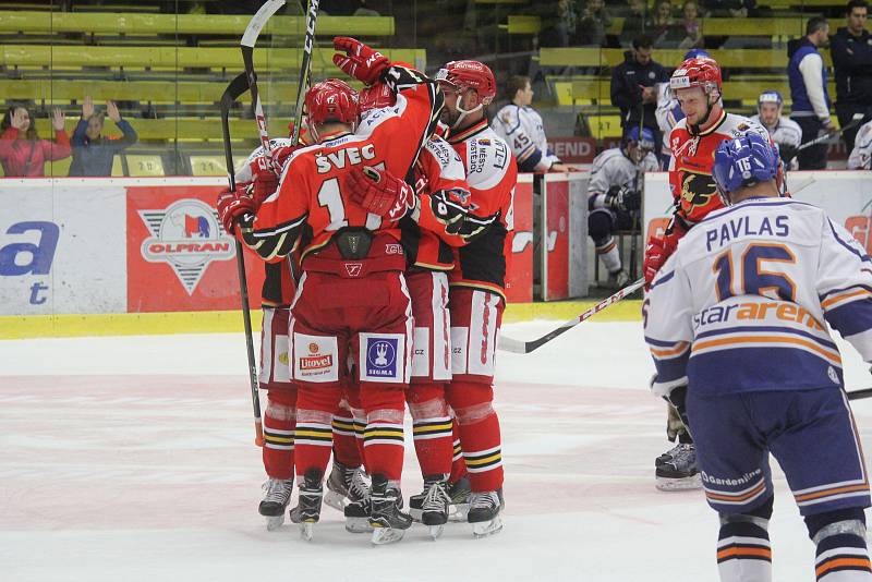 2. kolo WSM Ligy, LHK Jestřábi Prostějov - HC Stadion Litoměřice 1:4 (1:0, 0:1, 0:3)