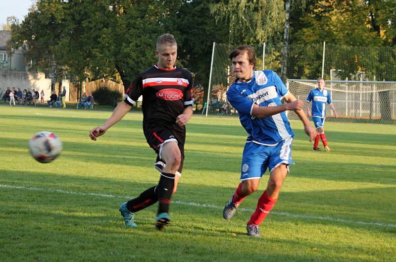 Mistrovské utkání III. třídy OFS Prostějov mezi Sokolem Olšany a FC Kostelec na Hané B.