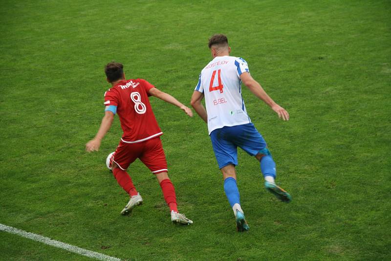 Fotografie ze zápasu 6. kola FNL mezi celky 1. SK Prostějov a MFK Chrudim