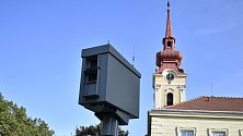 Prostějovské řidiče hlídají stacionární radary. Instalovány jsou v Brněnské, Dolní a Olomoucké ulici. Radar v Brněnské ulici.