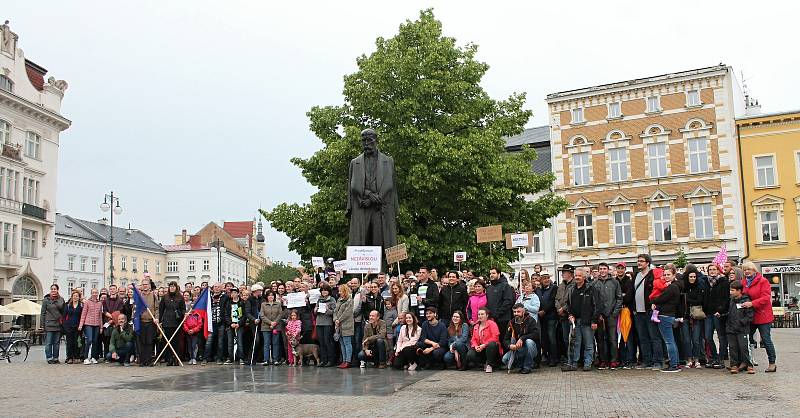 Prostějované vyjádřili nespokojenost s jednáním českého premiéra Andreje Babiše. 28.5. 2019