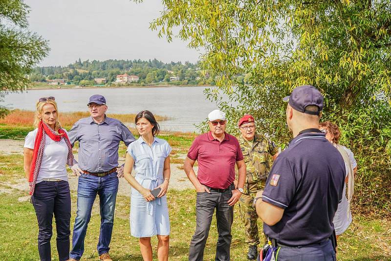 Cvičení Příval 2021, se uskutečnilo ve středu 15. září na plumlovské přehradě.