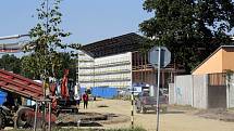 Stavba národního olympijského centra v Prostějově