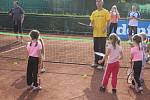 Začátek tenisové školy v Prostějově, i s účastí Tomášem Berdychem, Jirkou Veselým a Petrou Kvitovou