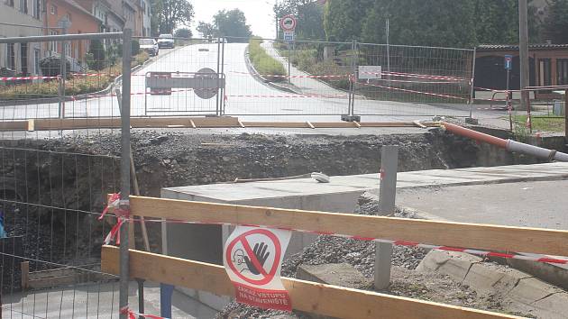 Oprava mostu na hlavním tahu v Brodku u Prostějova