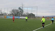 Fotbalisté Prostějova (v zeleném) porazili Pardubice 3:1.