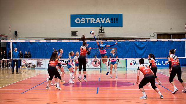 Čtvrtfinále českého volejbalového poháru žen: TJ Ostrava - VK Prostějov