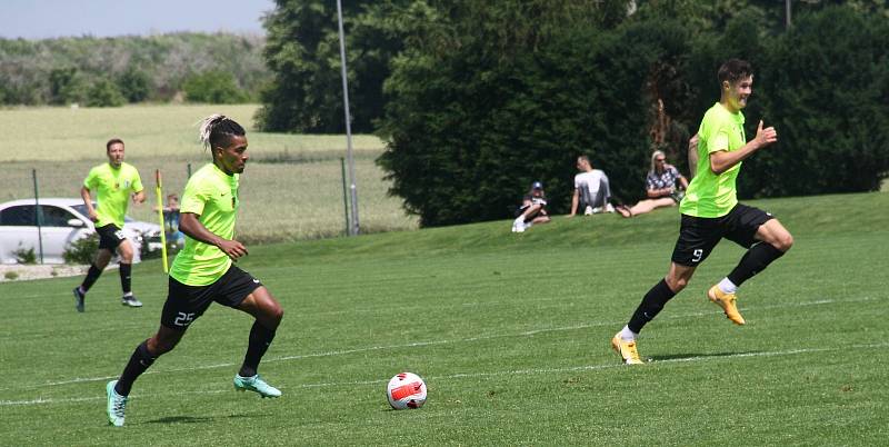 Fotografie z přípravného zápasu mezi celky 1. SK Prostějov a FK Dubnica nad Váhom