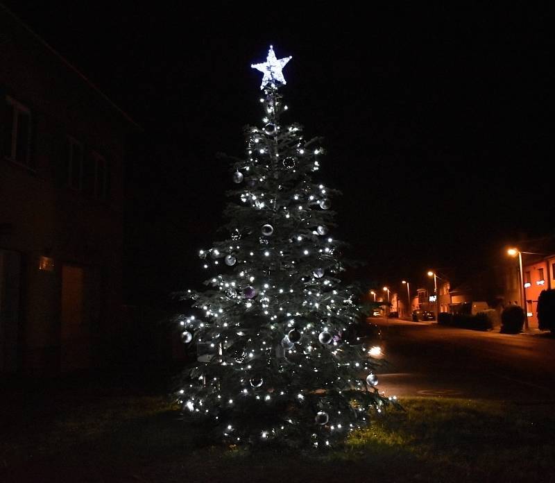 Vánoční strom 2020 v Mostkovicích
