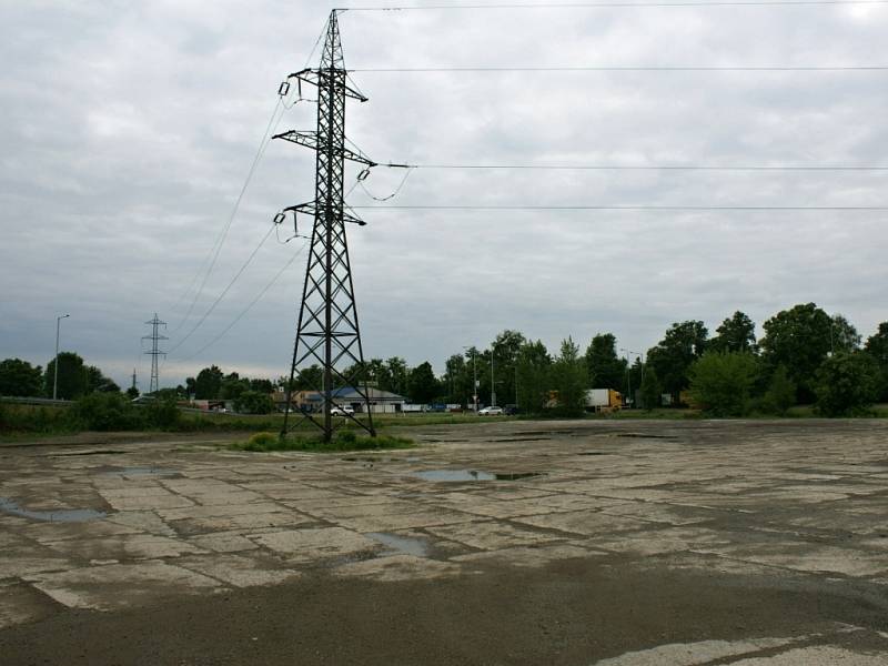 Plocha bývalé skládky mezi Průmyslovou a Kojetínskou ulicí v Prostějově