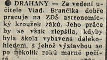 Výstřižek ze Stráže lidu z roku 1966