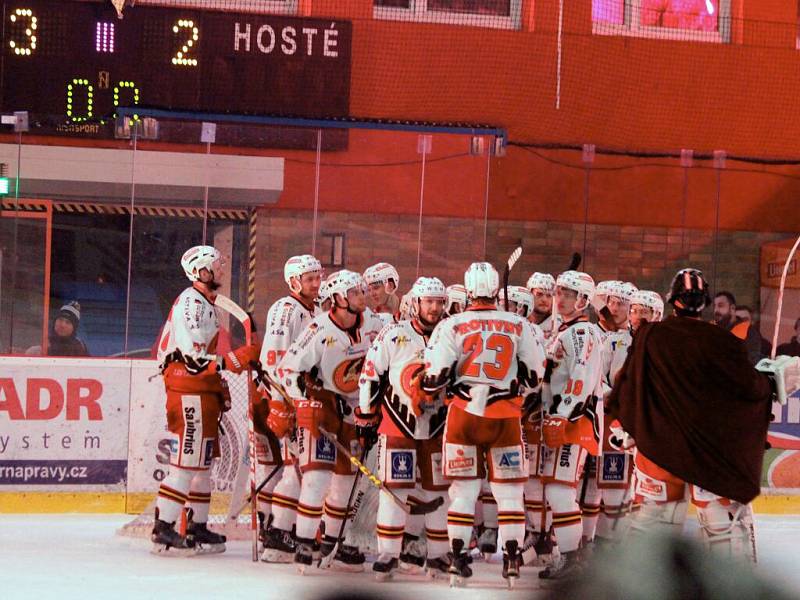 Divoké derby: prostějovští Jestřábi proti přerovským Zubrům