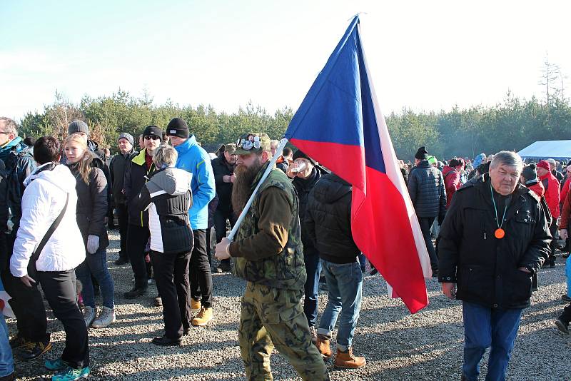 Tradiční novoroční výšlap na Velký Kosíř, se tentokrát vydařil. 1.1. 2020